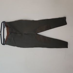 Breeches Olive green suede knee patch equigear size 30